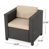 Outdoor club chairs- set of 4 by christopher knight home