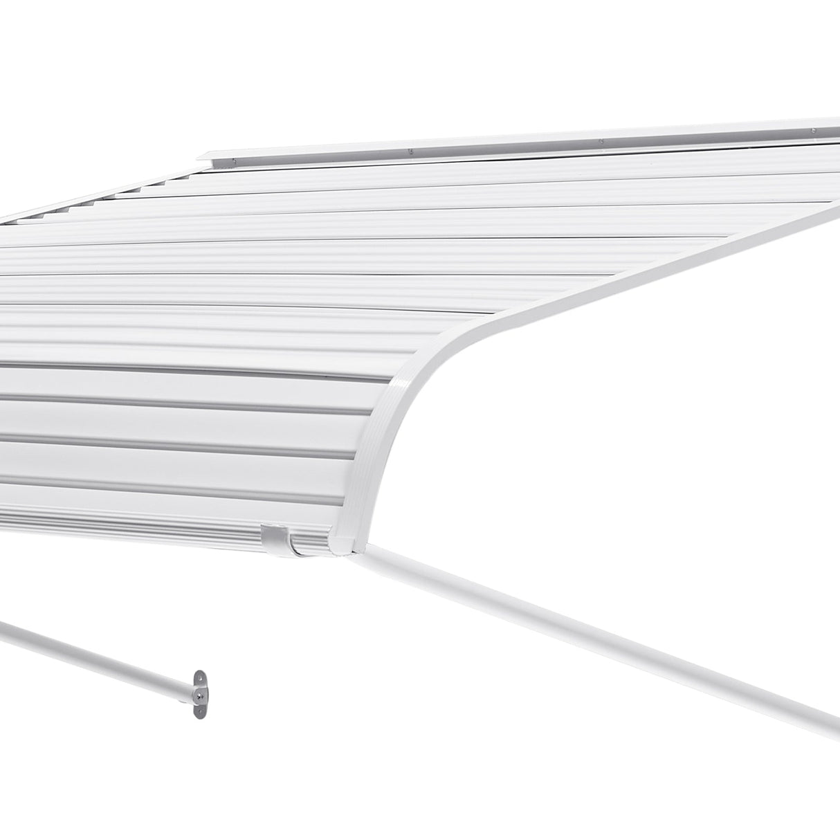 Window Awning Door Canopy 48x42 in Aluminum Alloy