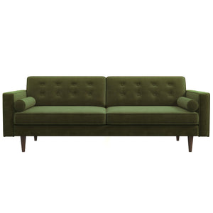 Casey Mid Century Modern Olive Sofa