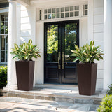 30 in Tall Large Flower Pot Planter with Self-Watering Drainage Holes