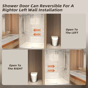 Frameless Sliding Bathtub Door With Frame