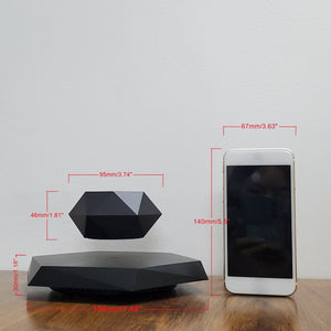 Magnetic Levitating Plant Pot – Rotating Floating Geometric Bonsai Planter Indoor