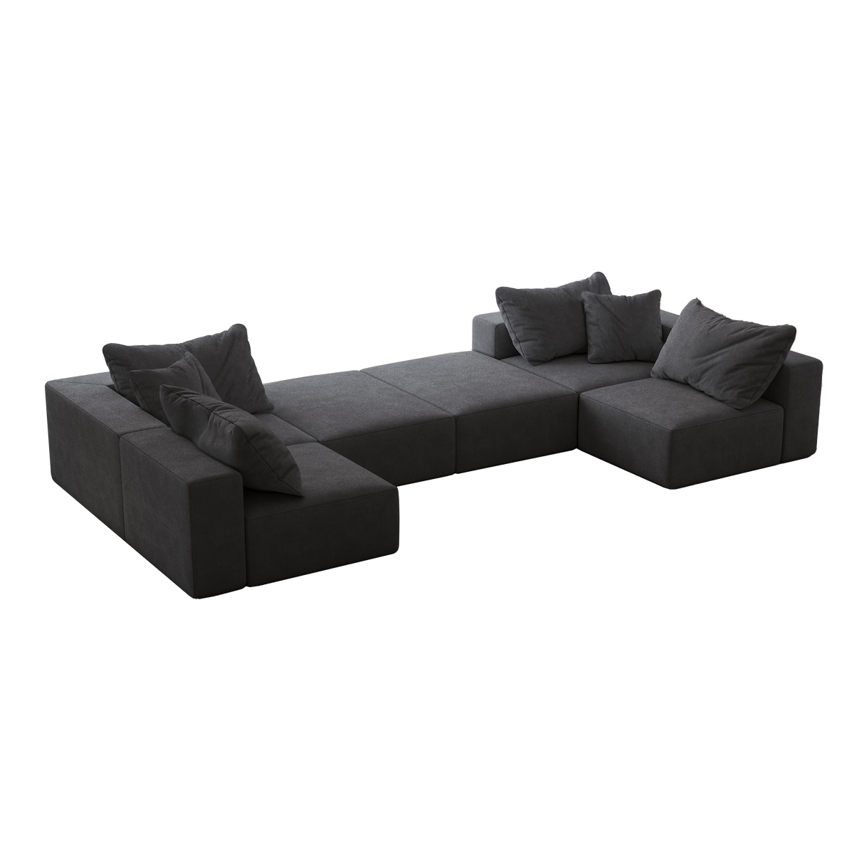 Oversized Sponge Cloud Sofa - Modern Sectional Couch Set