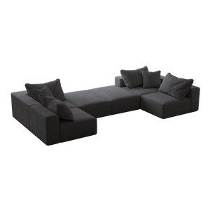 Oversized Sponge Cloud Sofa - Modern Sectional Couch Set