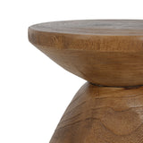 Patti Outdoor Patio MGO Wood Side Table