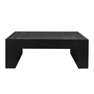 Modern Farmhouse Living Room Block Leg Coffee Table