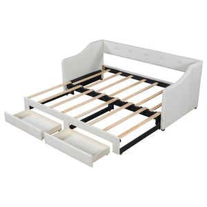 Upholstered Daybed With 2 Drawers