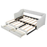 Upholstered Daybed With 2 Drawers