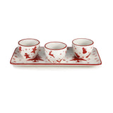 Winterfest 4 Piece Holiday Entertainment Serving Set