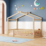 Bed House Bed Frame With Fence