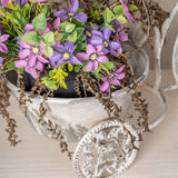 Rustic Bicycle Metal Wire Wall Planter Basket