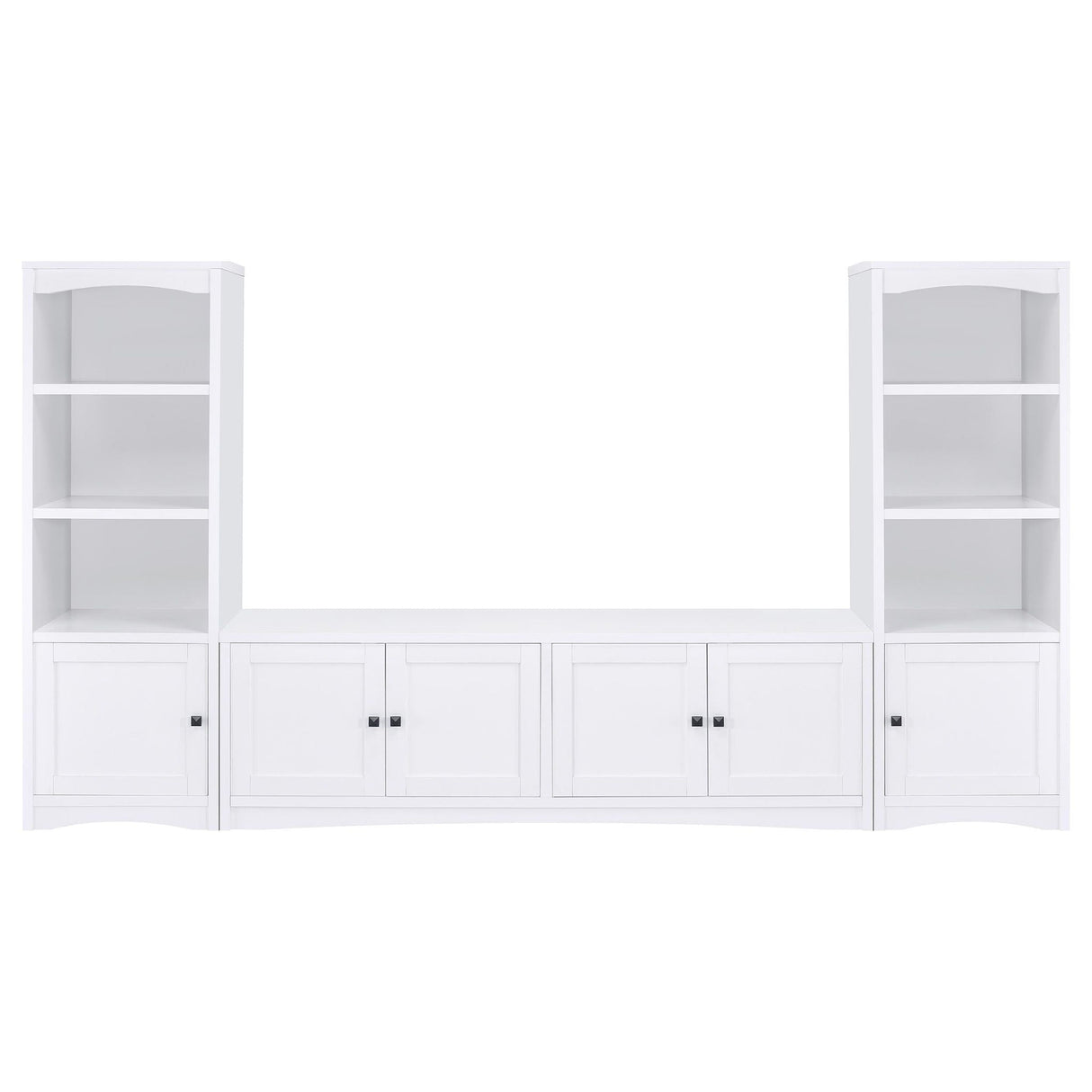 Laughlin 3-piece Entertainment Center TV Stand White