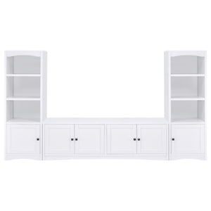 Laughlin 3-piece Entertainment Center TV Stand White
