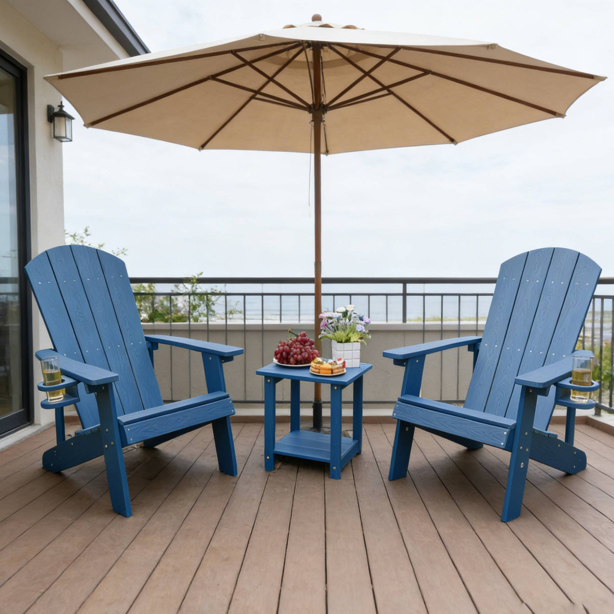 2-Piece All-Season Outdoor Lounge Chairs