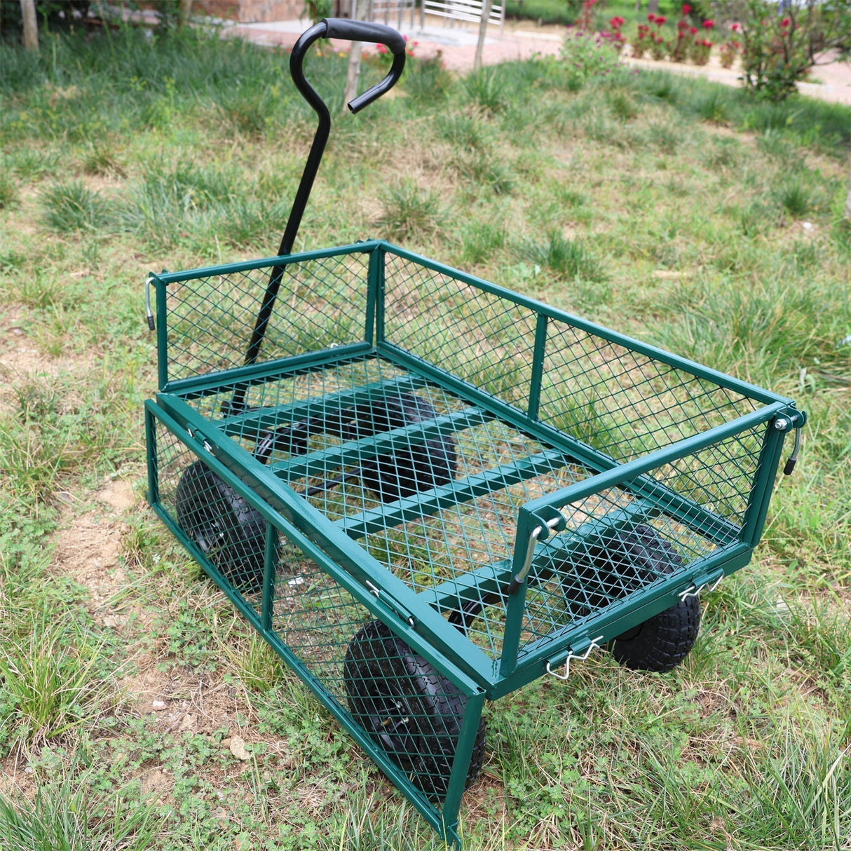 Wagon Cart Garden Cart Trucks in Green