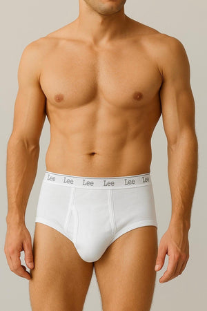 6-Pack Lee Men's Cotton Tag-Free Classic Briefs