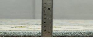 Antique Traditional Gray and Ivory Vintage Style Custom Made wool Area Rug