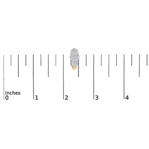 14K Yellow Gold 2 1/20 cttw Round Cut Diamond Cluster Earrings (I-J, I1-I2)