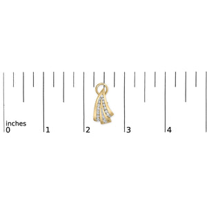 14K Yellow Gold 2 1/4 cttw Diamond Huggy Earrings (I-J, SI1-I2)