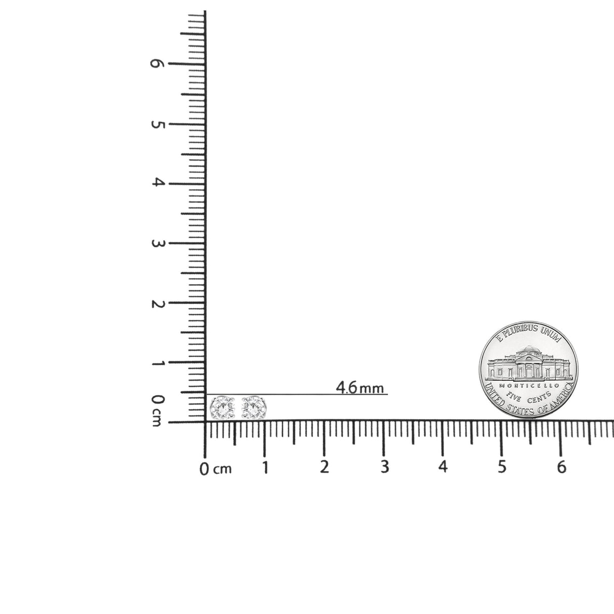 .925 Sterling Silver 4-Prong Round-cut "Salt and Pepper" Diamond Classic Stud Earrings (I-J Color, I3 Clarity)