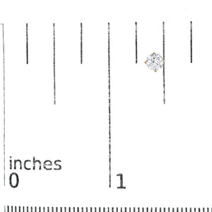 14K Gold 1.0 Cttw Lab Grown Diamond Solitaire Stud Earrings