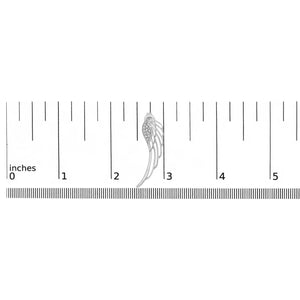 14K White Gold 1/4 Cttw Lab Grown Diamond Angel Wing Stud Earrings (F-G Color, VS1-VS2 Clarity)