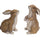 Carved-stone-garden-rabbit-figurine-(set-of-2)-Outdoor-Sculptures-&-Statues