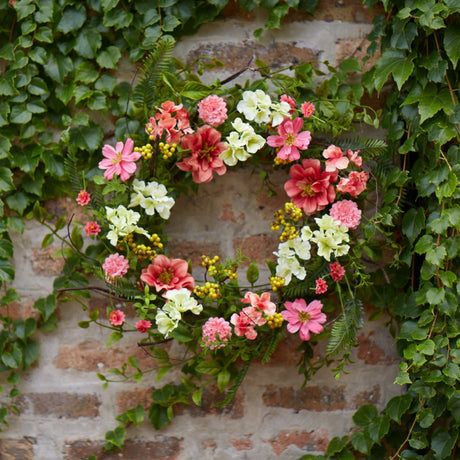 Cosmos berry wreath 27"d