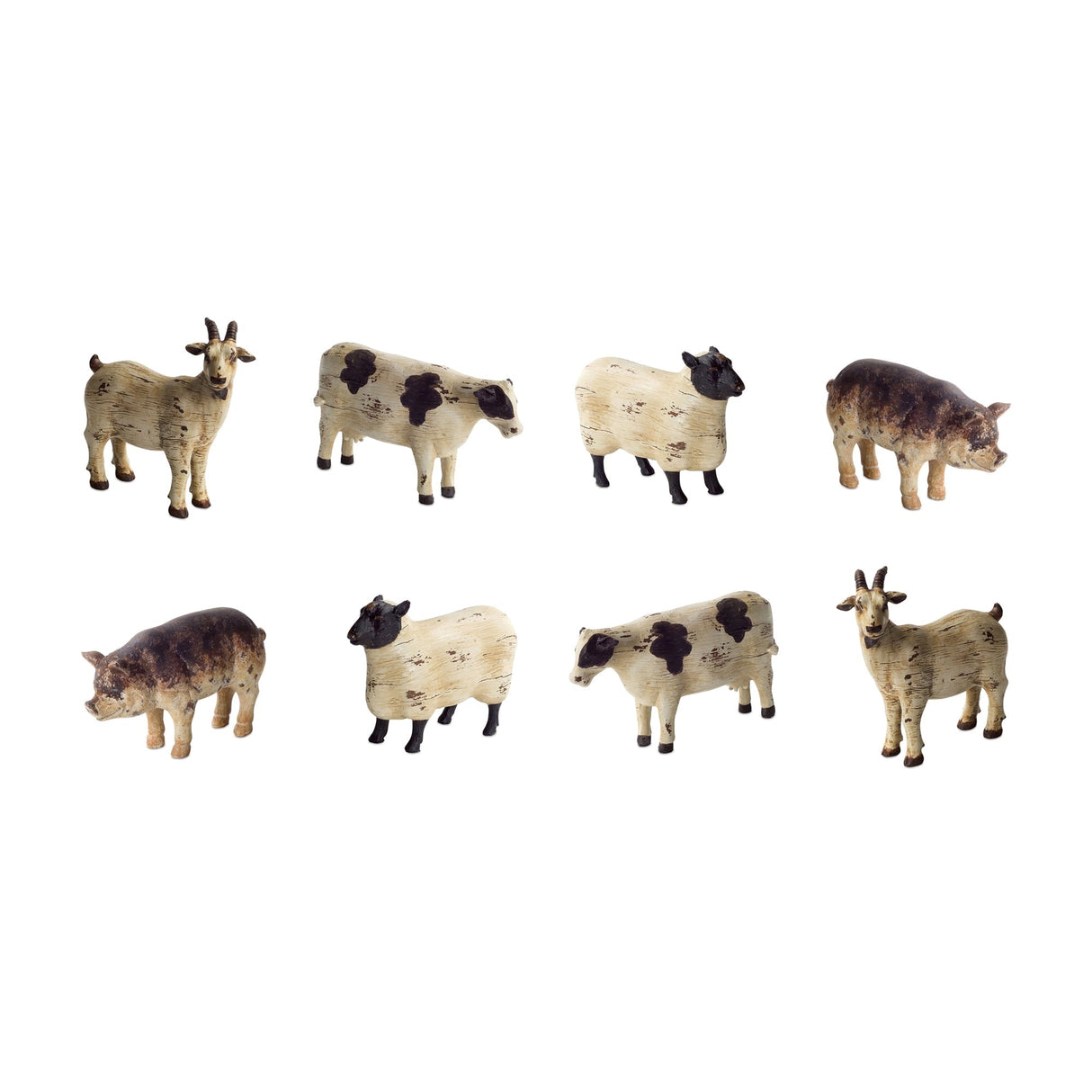 Rustic-farm-animal-figurine-(set-of-8)-Figurines