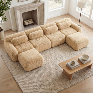U-Shaped Boneless Sofa