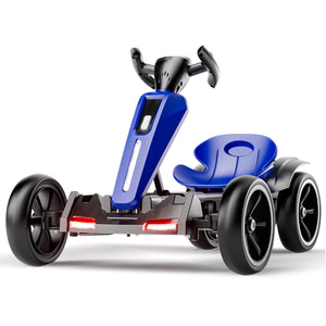 Electric Kids Pedal Go Kart With Adjustable Seat and Foldable Design