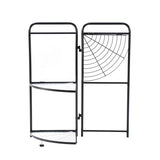 Assembled Black Foldable Corner Shelving Unit - 2 Sizes!