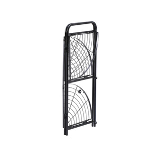 Assembled Black Foldable Corner Shelving Unit - 2 Sizes!