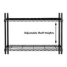 Assembled Foldable Metal Storage Shelving Unit - 3 Sizes & 2 Colors!