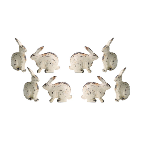Distressed-ivory-rabbit-figurine-(set-of-2)-Figurines