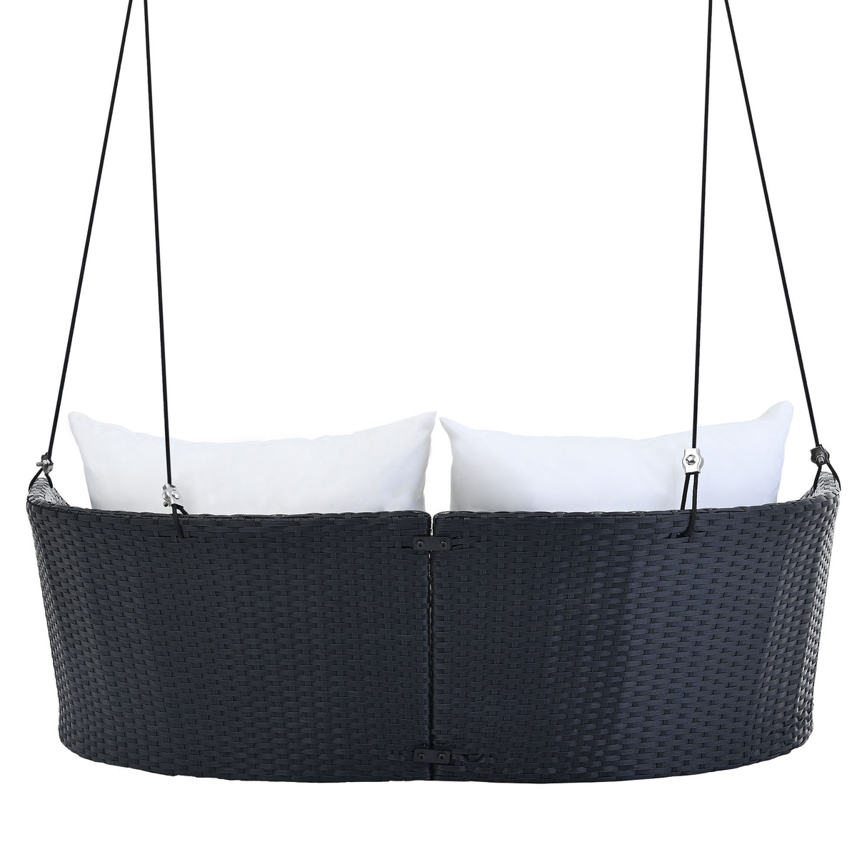 The All-Weather Woven Two-Person Hanging Swing Chair