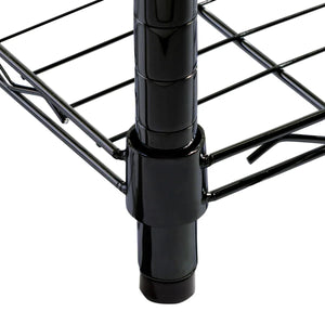 Assembled Foldable Metal Storage Shelving Unit - 3 Sizes & 2 Colors!