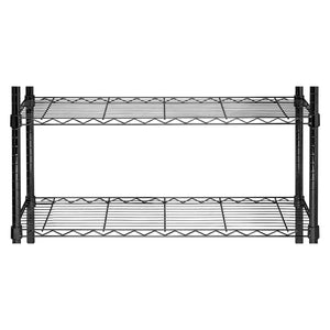 Assembled Foldable Metal Storage Shelving Unit - 3 Sizes & 2 Colors!