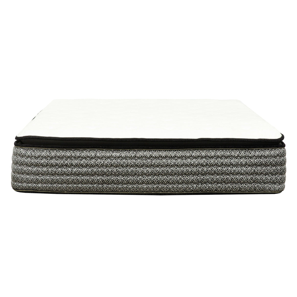 14" Premium Hybrid Mattress In A Box Plush Gel Memory Foam Top With Cooling Technology - Gray / White - Queen