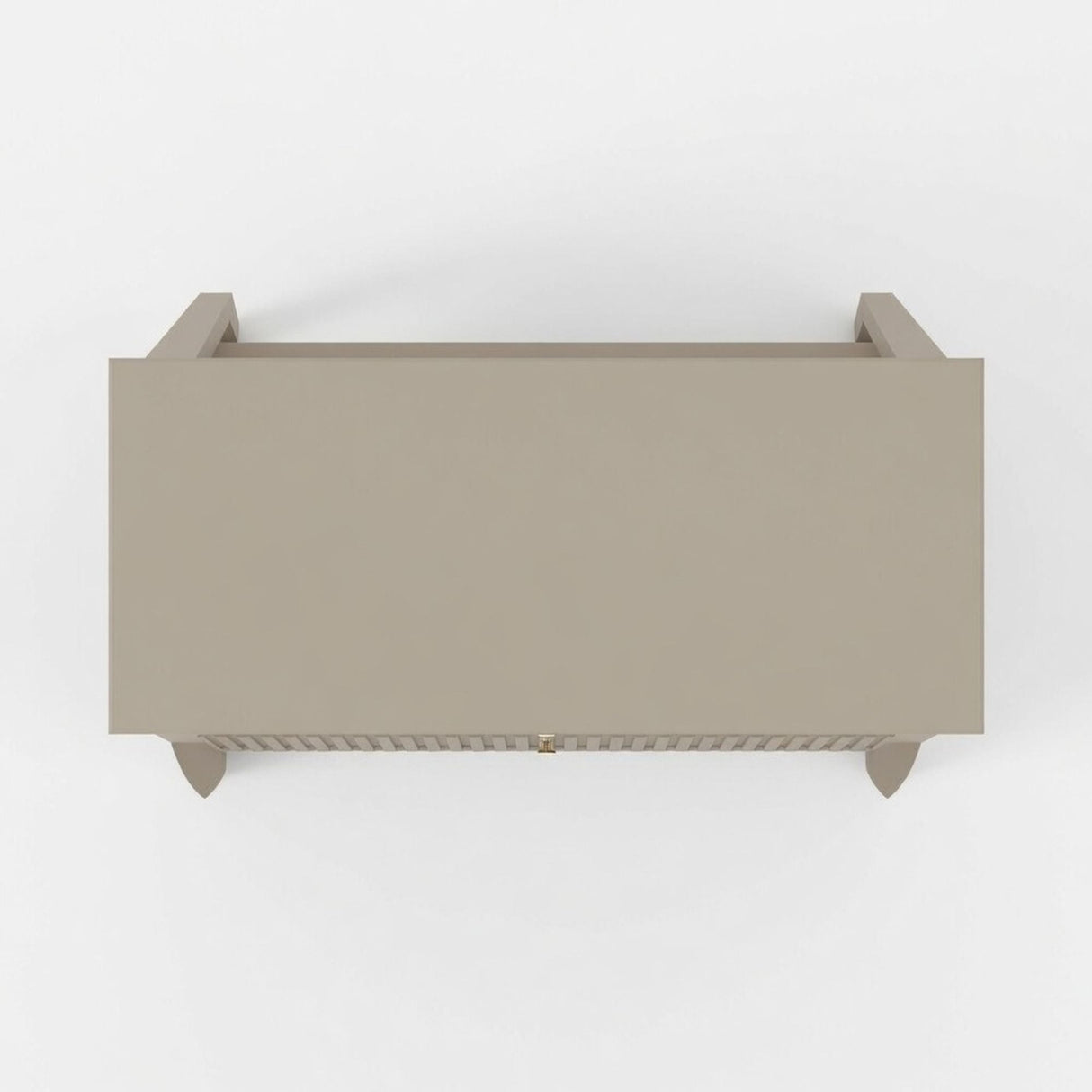 Fluted 3 Drawer Nightstand With Soft Close Slides