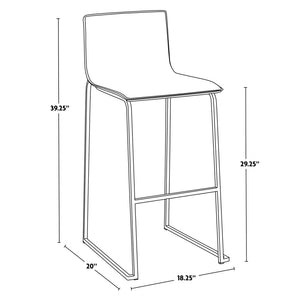 Mara - Contemporary Stylish Barstool (Set of 2)