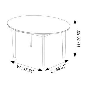 Lara Dining Table (Walnut)