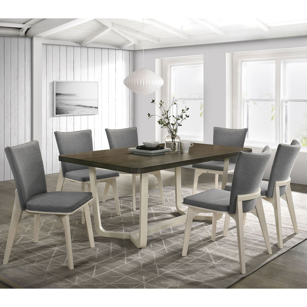 Jean - Upholstered Dining Side Chair (Set of 2) - Gray