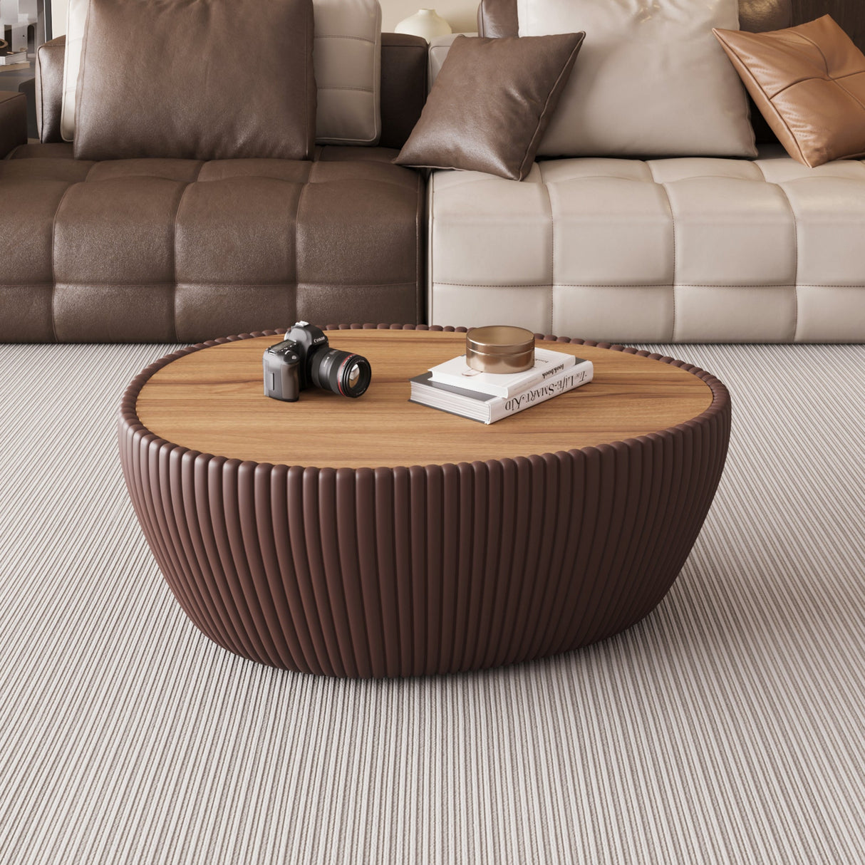Goose Egg Shaped Coffee Table
