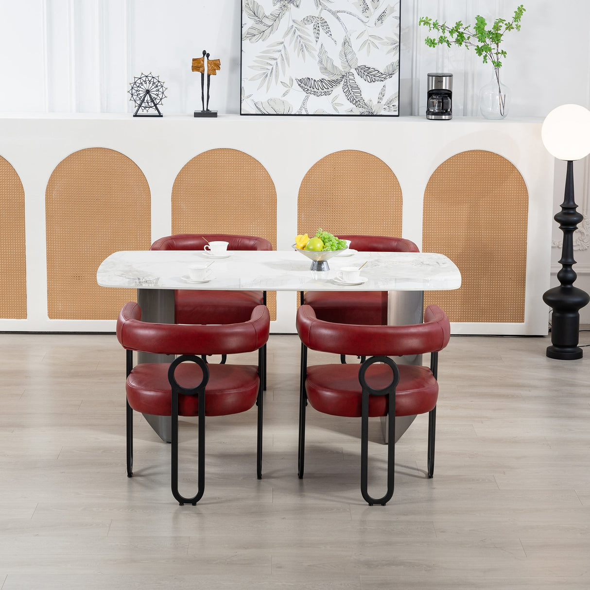 House hold contemporary designed upholstered accent/dining chair/barrel side chairs set of 2