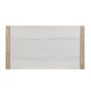 Vanilla - Real Marble Dining Table - Beige / Light Natural