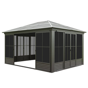 12x14FT Outdoor Sunroom Gazebo