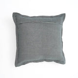 Linen Solid Cushion with Flanges - 22 x 22 Inch