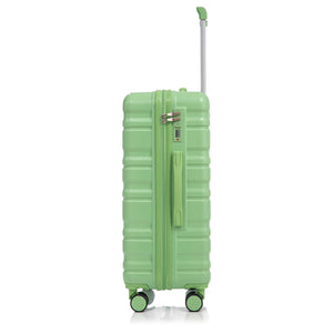 HIFINE Tourist 3-Piece Spinner Wheel Luggage Set in Green