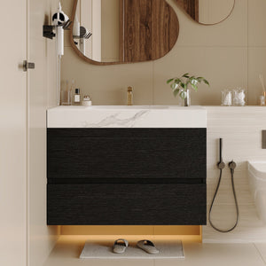 29.9" Modern Floating Bathroom Vanity
